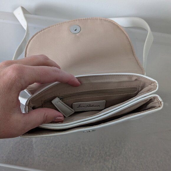 Sam Edelman - "Emily" White Shoulder Belt Bag w/ Adjustable Strap - Picture 3 of 7